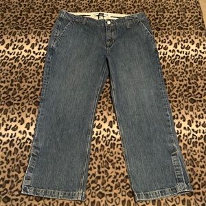 2 for $40 GAP Jean Capris Women’s Size 12 GAP CAPRI Split Hem VINTAGE Y2K